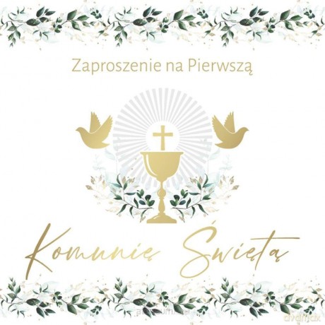 Zaproszenie Komunia (10szt)
