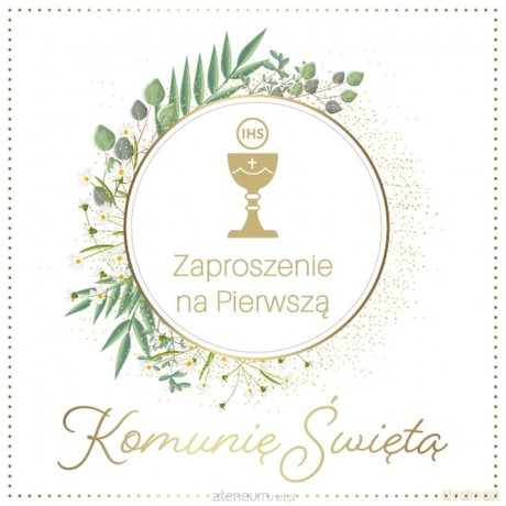 Zaproszenie Komunia (10szt)