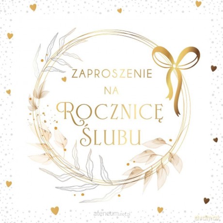 Zaproszenie Rocznica Ślubu (10szt)