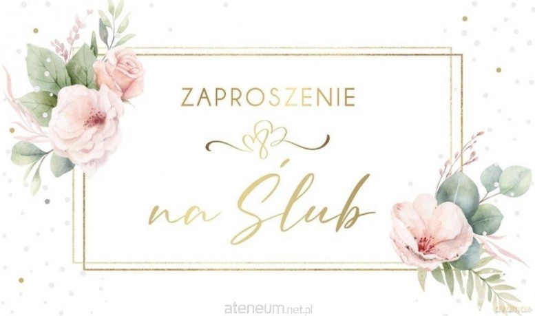 Zaproszenie Ślub (10szt)