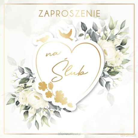 Zaproszenie Ślubu (5szt)