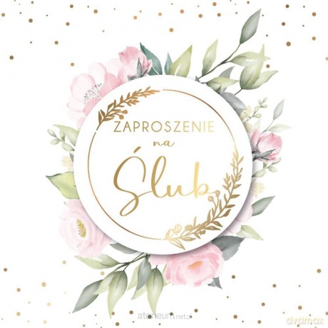 Zaproszenie Śub (5szt)