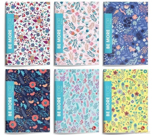 Zeszyt A4/48K linia Be More Flor 1szt