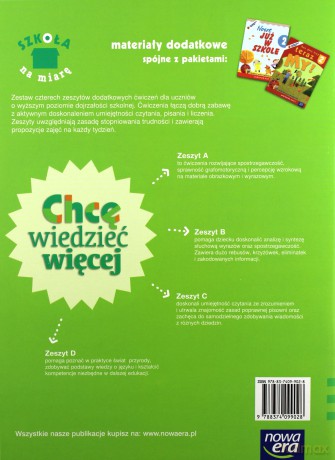Szkoła na miarę Chcę wiedzieć więcej C NE [KSIĄŻKA]