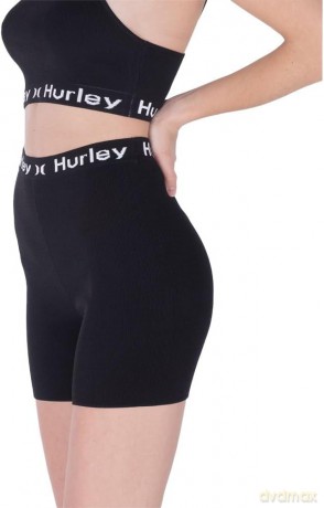 Szorty Spodenki Sportowe Damskie Hurley OAO Text Active Czarne L