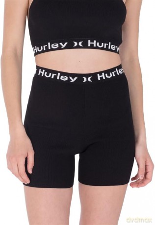 Szorty Spodenki Sportowe Damskie Hurley OAO Text Active Czarne L