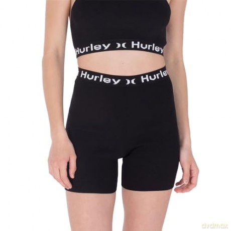 Szorty Spodenki Sportowe Damskie Hurley OAO Text Active Czarne L
