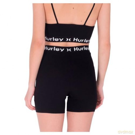 Szorty Spodenki Sportowe Damskie Hurley OAO Text Active Czarne L