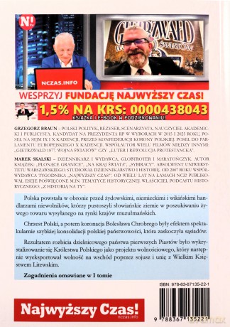 1000 lat Polski według Brauna (Tom 1) - Grzegorz Braun, Marek Skalski [KSIĄŻKA]