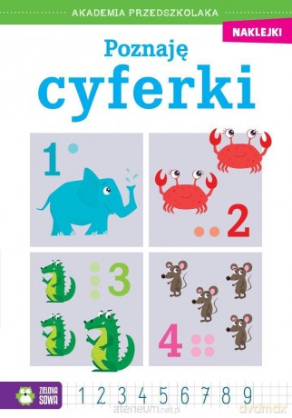 Akademia przedszkolaka. Poznaję cyferki [KSIĄŻKA]