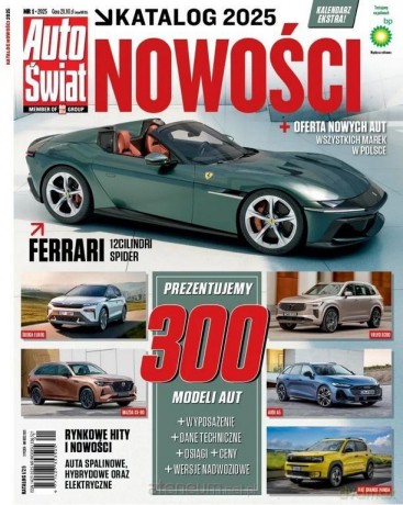 Auto Świat Katalog Nowości + kalendarz 1/2025 [KSIĄŻKA]