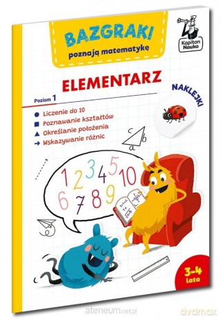 Bazgraki poznają matematykę. Elementarz. Poziom 1 - Leszek Rogala [KSIĄŻKA]