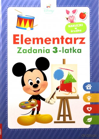 Disney Maluch. Elementarz. Zadania 3-latka [KSIĄŻKA]