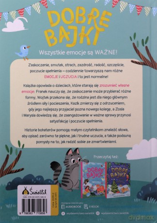 Dobre bajki o tym, że wszystkie emocje są ważne - Małgorzata Korbiel, Natalia Berlik [KSIĄŻKA]