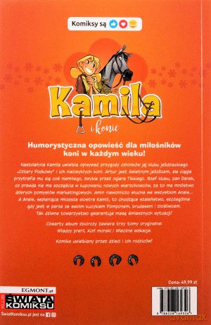 Kamila i konie (Tom 4) Władcy prerii - Lili Mesange, Stefano Turconi [KOMIKS]