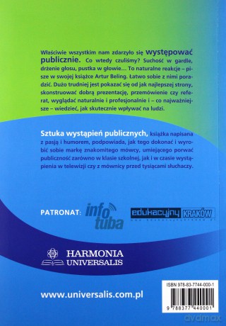 Sztuka wystąpień publicznych [KSIĄŻKA]
