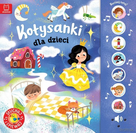 Kołysanki dla dzieci. Słuchaj i śpiewaj! - Anna Podgórska [KSIĄŻKA]