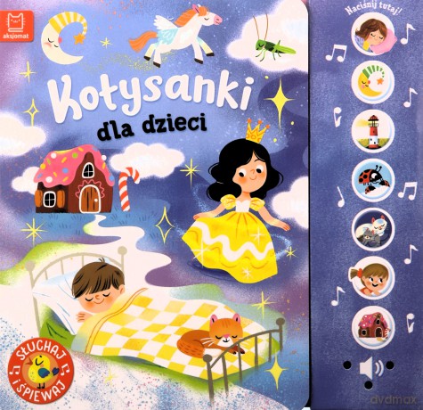 Kołysanki dla dzieci. Słuchaj i śpiewaj! - Anna Podgórska [KSIĄŻKA]