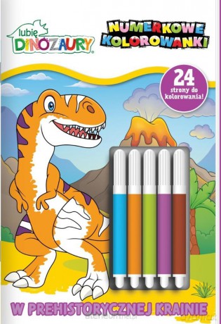 Lubię Dinozaury. Numerkowe kolorowanki [KSIĄŻKA]