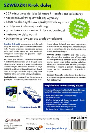 Szwedzki - Krok dalej 3CD EDGARD [KSIĄŻKA]