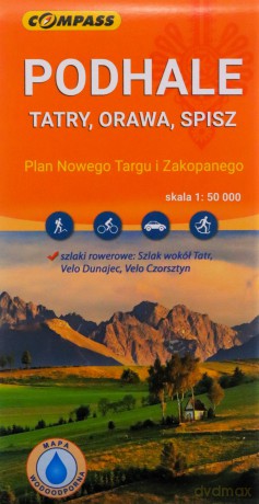 Mapa - Podhale, Tatry, Orawa, Spisz 1:50 000