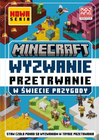 Minecraft Wyzwanie przetrwanie W świecie przygody - Tom Stone, Mojang [KSIĄŻKA]