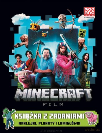 Minecraft. Film. Naklejki, plakaty i łamigłówki - Mojang [KSIĄŻKA]