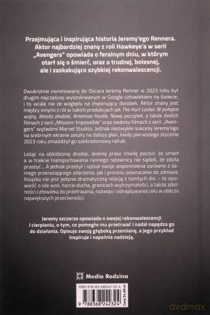 Mój następny oddech - Jeremy Renner [KSIĄŻKA]