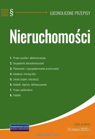 Nieruchomości - ujednolicone przepisy [KSIĄŻKA]