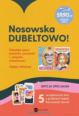 Pakiet: Nosowska dubletowo! - Katarzyna Nosowska [KSIĄŻKA]