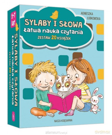 Pakiet: Sylaby i słowa. Łatwa nauka czytania - Agnieszka Łubkowska, Aleksandra Krzanowska, Diana Karpowicz, Katarzyna Kołodziej, Marta Kulesza, Paulina Nachman [KSIĄŻKA]