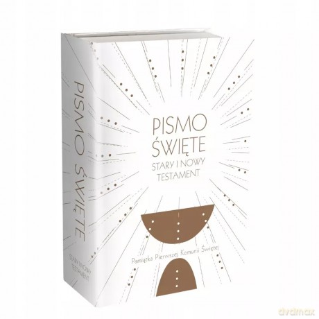 Pismo Święte Stary Testament i Nowy Testament B5 Pamiątka I Komunii Świętej [KSIĄŻKA]