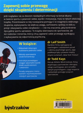 Psychologia sportu dla bystrzaków - Leif Smith, Psyd, Todd Kays, Phd [KSIĄŻKA]