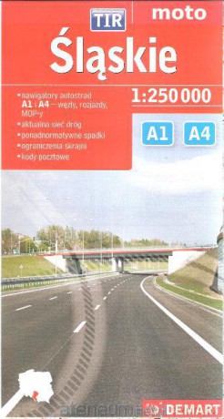 Śląskie TIR mapa dla zawodowców [KSIĄŻKA]