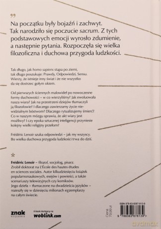 Sacrum. Historia ludzkiej duchowości - Frederic Lenoir [KSIĄŻKA]