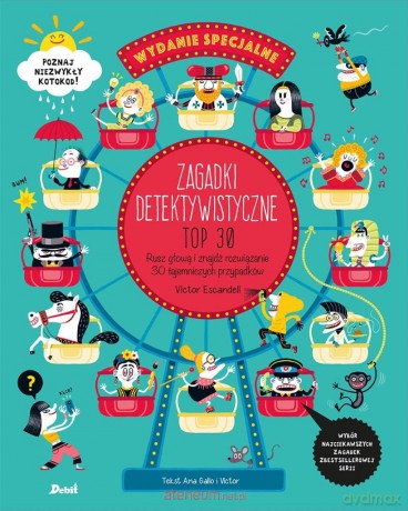 Zagadki detektywistyczne. Top 30 - Ana Gallo, Vctor Sabate, Vctor Escandell [KSIĄŻKA]
