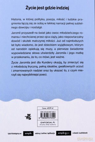 Życie jest gdzie indziej - Milan Kundera [KSIĄŻKA]