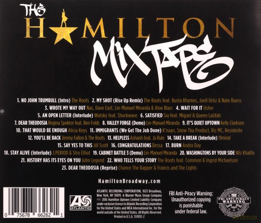 The Hamilton Mixtape [CD]