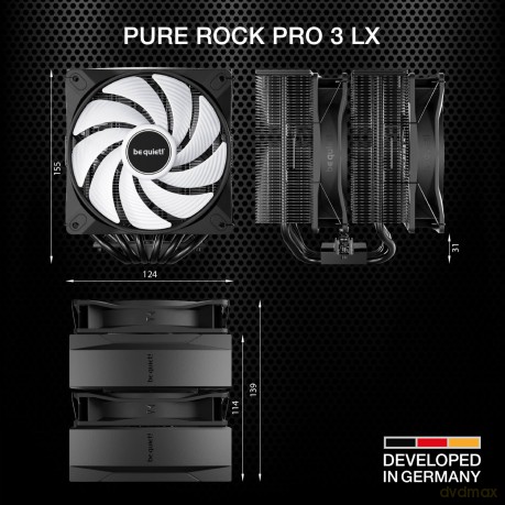 Chłodzenie CPU Pure Rock 3 PRO LX BK043