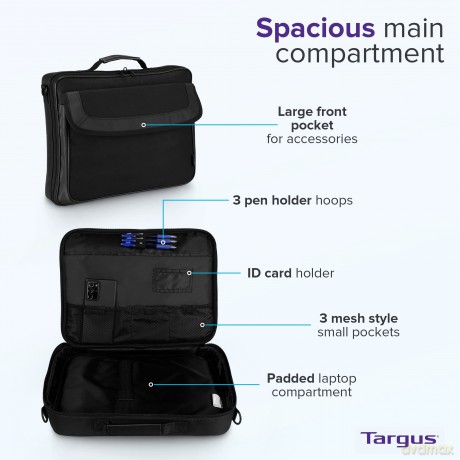 Classic 15-15.6" TAR300 Clamshell Case - Black
