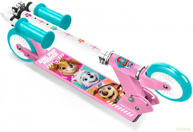 Hulajnoga 2-kołowa Psi Patrol różowa Stamp