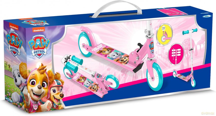 Hulajnoga 2-kołowa Psi Patrol różowa Stamp