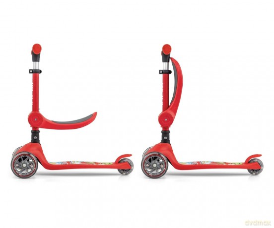 Hulajnoga Scooter Fuzzy Red