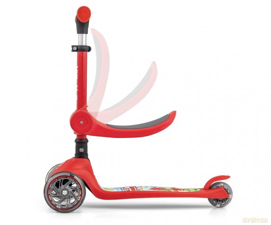 Hulajnoga Scooter Fuzzy Red