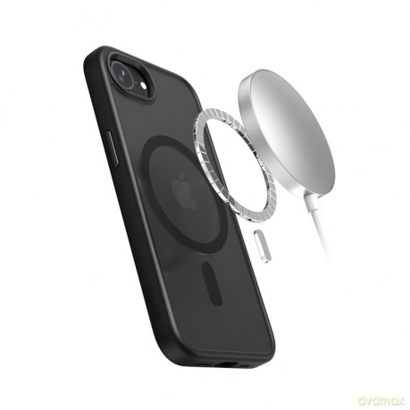 Hybrid Frost MAG Cover - Etui iPhone 16e MagSafe Czarne [ETUI]