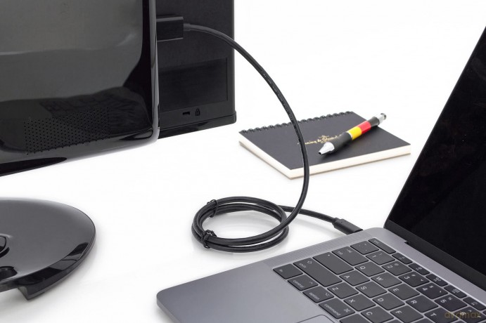 Kabel USB Type-C/HDMI M/M USB 3.1 Gen.2 SuperSpeed+ 4K/60Hz 18Gbps 5m czarny