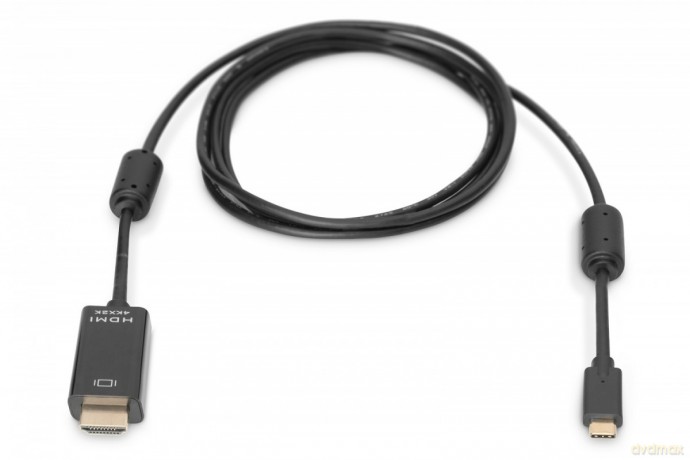 Kabel USB Type-C/HDMI M/M USB 3.1 Gen.2 SuperSpeed+ 4K/60Hz 18Gbps 5m czarny