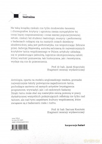 Świadomość ruchu. Teksty o tańcu współczesnym [KSIĄŻKA]