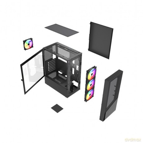 Obudowa Midi Tower Fornax 4300 ATX czarna