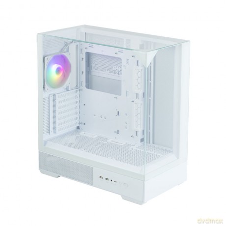 Obudowa P40 Prism Mid-Tower szkło hartowane biała
